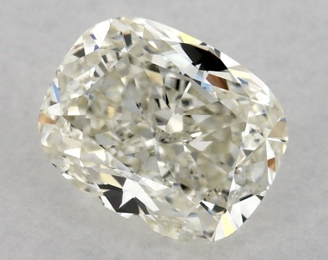 GIA 1.00 Carat K-VVS2 Good Cut Cushion Modified Diamond